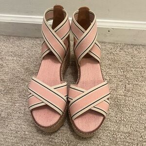 Tory Burch  Strappy Wedge Sandals